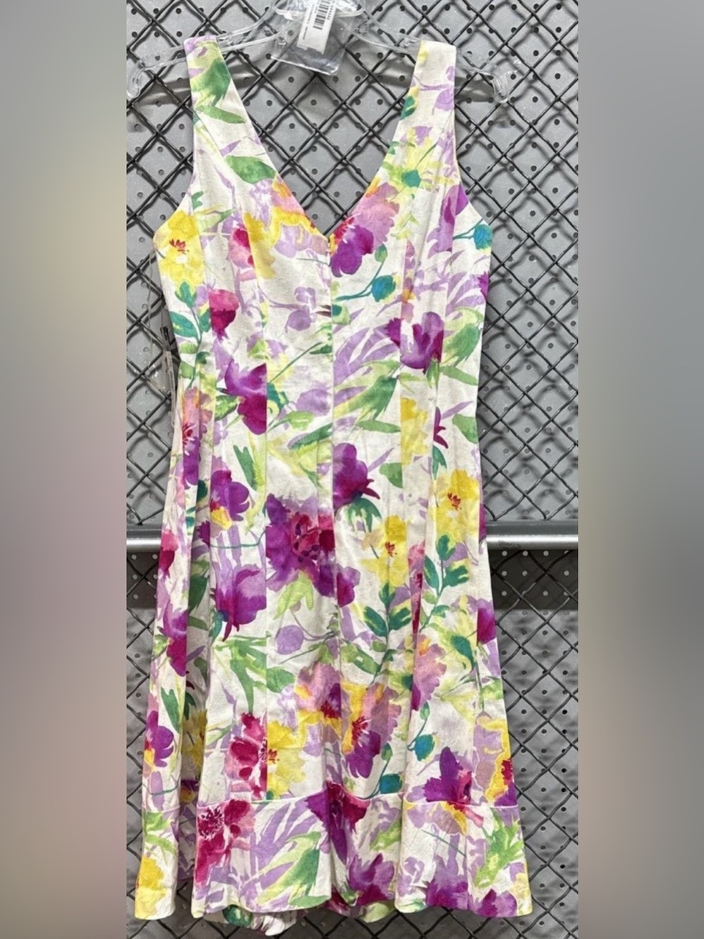 Chaps  V-Neck Midi Sundress —  NWT, Size 10 - Picture 3 of 5